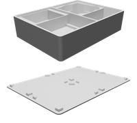 Inserto Organizer per Stanley Deep Case Storage TIE Interceptor Stampato