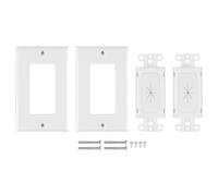 Inserto Passacavo Un Parete Nel Gomma Flessibile Da 4 Pezzi con Piastra Un 8227