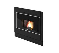 Inserto pellet Idro Eva Calòr SATURNO 24kw aria ventilata con cassetto estraibil