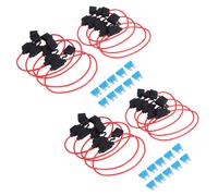 Inserto per auto con portafusibile a filo 10 pezzi Fusibili standard da 15 AMP