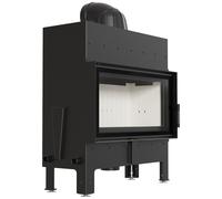 Inserto per caminetto Camino ad aria KRATKI FLOKI L 12 kW fi 200 Set di tubi