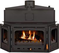 Inserto per caminetto PRITY ATC W20 |26,1 kW|Porta in ghisa|Tasca acqua da 34 l [EEK: A]