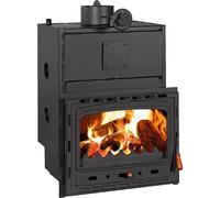 Inserto per caminetto PRITY C W28 | 33,2 kW | Tasca acqua da 36 l [EEK: A]