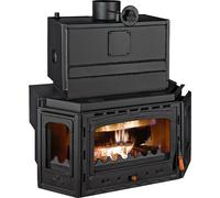 Inserto per caminetto PRITY TC W35 | 40 kW |tasca d'acqua|riscaldamento centrale [EEK: A]