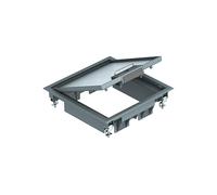 INSERTO PER CANALINA ELETTRICA CON COPERCHIO APRIBILE OBO BETTERMANN per GES4 U 7011 - Dimensioni 21,7 x 7,3 x 6,1 cm, Colore grigio