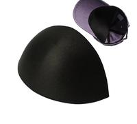 Inserto per cappellini da baseball, riutilizzabile, pieghevole, portatile, con inserti per il sudore, per amanti, famiglie, amici, ragazzi, ragazze, donne, uomini, Nero, taglia unica