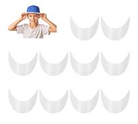 Inserto per Cappuccio Accessori per Cappelli Tesa 10 Pezzi Berretto da Baseball in plastica Supporto Interno Inserto per Visiera per Fai da Te