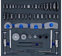 BGS Inserto per carrello da officina 2/3: set di ripristino del pistone del freno, 50pz. Quantità:1