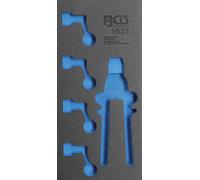 Inserto Per Carrello Di Officina BGS 1/3 | Vuoto | Per Art. 9533 - 9533-2