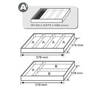 Inserto per carrello portautensili TOPTUL GTA09050