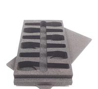 INSERTO PER CASSETTO RACK PER 6 MICROFONI SENNHEISER E945 E965 E935 E902 E835 E8