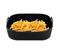 Inserto per cestino Airfryer - Inserti riutilizzabili con manico - Inserti di ricambio per friggitrici ad aria calda, per forno a microonde, pizza, salsicce, torte, cucina, feste in casa