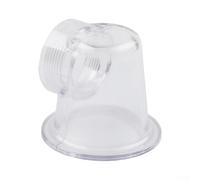 Inserto per coperchio prefiltro per pompa Steinbach SPS50, copertura in plastica trasparente con collare filettato O-Ring guarnizione accessorio per manutenzione piscina, altezza 80 mm