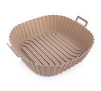 Inserto per friggitrice ad aria in silicone antigrasso beige 22 cm