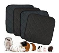 Inserto per gabbia per animali di piccola taglia, 4 pezzi, assorbente, per piccoli animali, conigli, criceti, ricci, cincillà, habitat e animali domestici