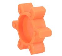 Inserto per Giunto a Ganascia Flessibile Arancia in Gomma Ragno | Cuscino Elastico per Mozzi, Riduce Vibrazioni e Rumore, per Bracci Robotici e Macchine Utensili