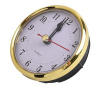 Inserto per orologio al quarzo, diametro 80 mm, con cronometraggio di precisione e semplice processo di sostituzione della batteria (oro arabo)