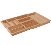 Inserto per Posate Legno Cassetto 80-100cm Estendibile Schubladeneinsat