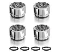 Inserto per Rubinetto, Filtro e Regolatore M24 - 4 Pezzi in Acciaio Inox Con Filettatura Esterna per Rubinetti