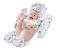 Inserto per seggiolino auto, supporto per testa e corpo per seggiolino auto, cuscino universale 2 in 1, cuscino reversibile per seggiolino auto, morbido cuscino per seggiolino auto, passeggino