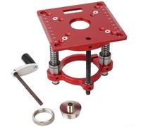 Inserto per tavolo elevatore router per motori da 63 5 65 mm progettato per facili regolazioni manuali in altezza (B)