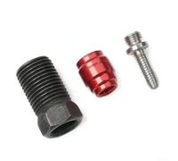 Inserto per tubo del freno a disco per bici, set di dadi di collegamento e dado di collegamento per accorciamento del tubo del freno idraulico SRAM compatibile con modelli Sram XX X0 X9 DB Juicy