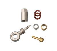 Inserto per tubo idraulico per adattatore Banjo per Magura MT4 MT4E MT5 MT6 MT7 MT8 Series per freni a disco per biciclette, connettore di ricambio in metallo, argento (C)