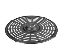 Inserto per vassoio inferiore per friggitrice ad aria, piastra di ricambio nera da 15,5 cm, 20 cm, 21,6 cm, lunga durata e facile da pulire (15,5 cm)