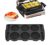 Inserto per waffle compatibile con Tefal Optigrill XL, 4 in 1 XL, 2 in 1 XL, Elite XL, Plus+XL, Elite Plus XL, accessorio per piastre per waffle belghe