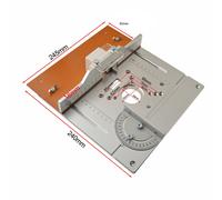 Inserto piastra pannello alluminio fresa legno lavagna ribaltabile per allineame