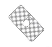 Inserto pieghevole per lavello in silicone, antiscivolo, resistente al calore fino a 220 °C, design a nido d'ape, per un drenaggio efficiente, adatto agli alimenti e lavabile in lavastoviglie, grigio