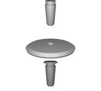 Inserto Porta Rotolo per IKEA Mala Esteso 10cm Ricambio Stampato 3D Custom