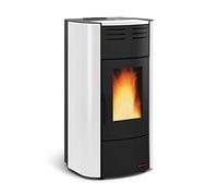 TERMOSTUFA STUFA A PELLET NORDICA EXTRAFLAME RAFFAELLA IDRO 20 KW BIANCO