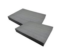 Inserto universale in schiuma per cassetta degli attrezzi, 400 x 350 mm, strato protettivo ad alta densità, per attrezzi meccanici, stoccaggio professionale, cuscino per spume di mezzanotte