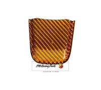 Inserto Volante in VERO CARBONIO Giallo-oro per Abarth 595 - 695 Restyling