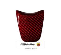 Inserto Volante in VERO CARBONIO Rosso per Abarth 500 - 695 Pre Restyling