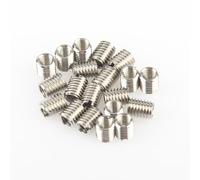 Insertos Roscados 20 Piezas Insertos Autorroscantes M8 a M6 10 mm Acero Inoxidable Tuercas Remachables, Casquillos Roscados Herramientas, para Reparación de Rosca de Tuerca