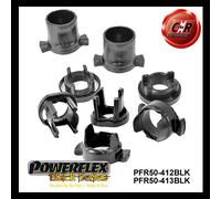 Inserts Powerflex Black RrBeam F+RBush Per Peugeot 206 98-06 PFR50-412BLK/413BLK