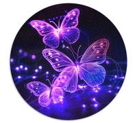 Insetti luminosi e schemi di insetti Jigsaw Puzzle Per Adulti E Bambini 1000 Pezzi Puzzle Rotondo 1000pcs (67.5x67.5cm) Decompressione E Regalo Puzzle Giochi Puzzle Giochi Cardboard