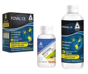 Insetticida a flacone concentrato per mosche zanzare e formiche Kollant Foval Adama