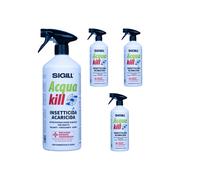 Insetticida Acaricida Acqua Kill Insetti Striscianti Volanti Acari 750ml 4 Pezzi