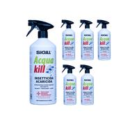 Insetticida Acaricida Acqua Kill Insetti Striscianti Volanti Acari 750ml 6 Pezzi