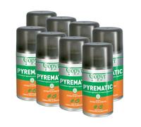 Insetticida al Piretro pronto all'uso,antizanzara,mosche e insetti volanti,per uso domestico e civile per alberghi,ospedali,ristoranti.Per industria alimentare.Bomboletta da 250ml X 8pezzi