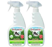 Insetticida ANTI ZANZARE Pronto Uso. Rispetta La Vegetazione, Non Macchia. Abbattente e Attivo Fino a 4 Settimane. Con Solvente a Basso Impatto Ambientale 500ml (2 Spray)
