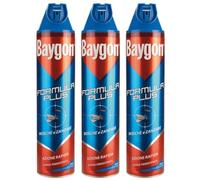 Insetticida Baygon Mosce&Zanzare Plus 400 Ml 3x400 ml Spray