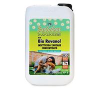 Sandokan Insetticida Concentrato Abbattente Bio Revanol Formula PLUS 10% 3L adatto contro zanzare e insetti volanti e striscianti Azione immediata per giardini prati e siepi