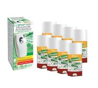 Insetticida Ecospray al Piretro pronto all'uso con Erogatore,antizanzara,mosche e insetti volanti,per alberghi,ospedali,ristoranti.Per uso civile e domestico.Bomboletta da 250ml X 8pezzi +1 Erogatore