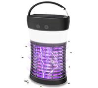 Insetticida elettrico UV 3 in 1, insetti elettrici, 3 modalità di luce, lampada solare da campeggio, IP65, impermeabile, USB, ricaricabile, lampada per zanzare, per interni ed esterni