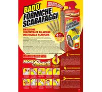 Insetticida Formiche e Scarafaggi Bado 4 Fiale da 5 Ml x 2400 ml