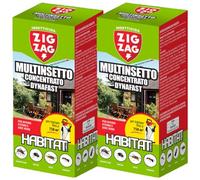 Insetticida Linea HABITAT, Multinsetto Concentrato Dynafast. Per Interni, Esterni e Aree Verdi. Per Trattare Fino a 750mq 250ml (2 Unità)